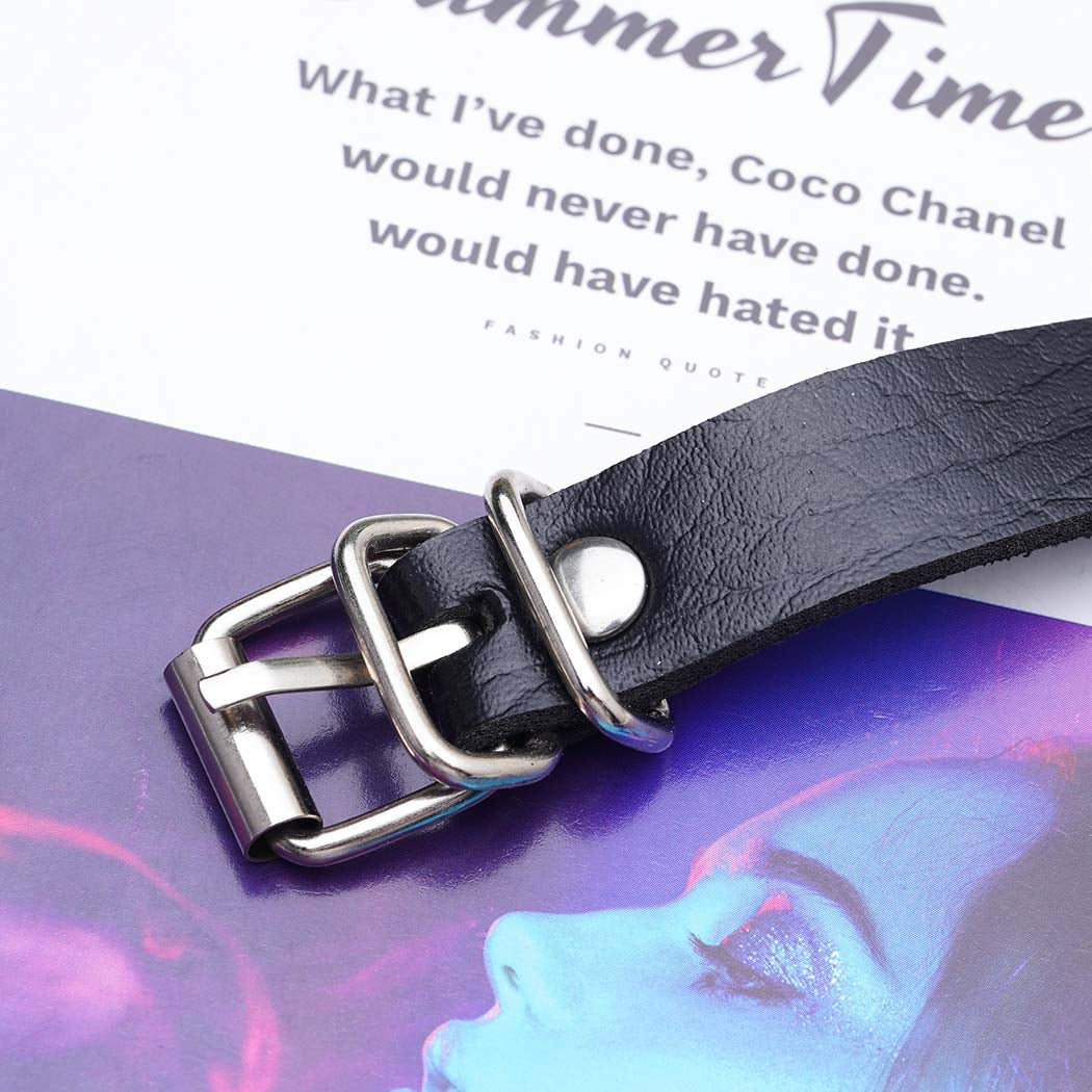 Twinklede Punk Leather Body Chain Bra Silver Layered Chest Chains Festival Rave Harness Chain Body Chain Jewelry for Women and Girls Apparel & Accessories > Jewelry > Body Jewelry TWINKLEDE