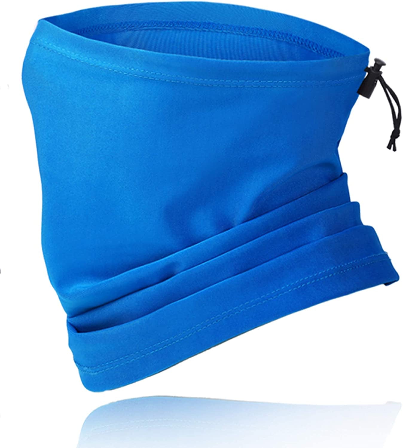 MOBUR Neck Gaiter Face Scarf Mask Bandana Dust Face Mask Headband with Adjustable Tie behind Head Straps Apparel & Accessories > Clothing Accessories > Bandanas & Headties MOBUR Blue