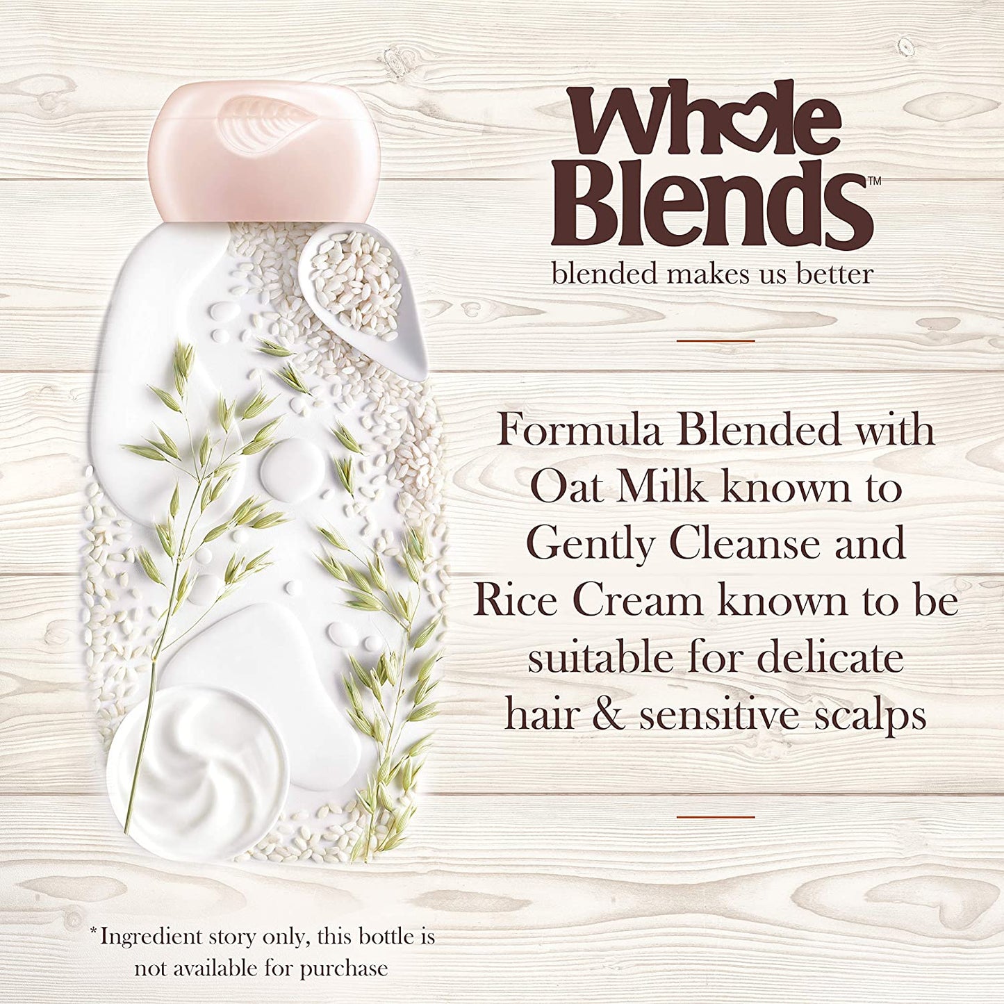 Garnier Hair Care Whole Blends Oat Delicacy, Moisturizing Shampoo, Conditioner, and Detangler with Oat Milk and Rice Cream Extracts, for Fine Hair and Sensitive Scalps, Paraben Free, 1 Kit Health & Beauty > Personal Care > Hair Care Garnier