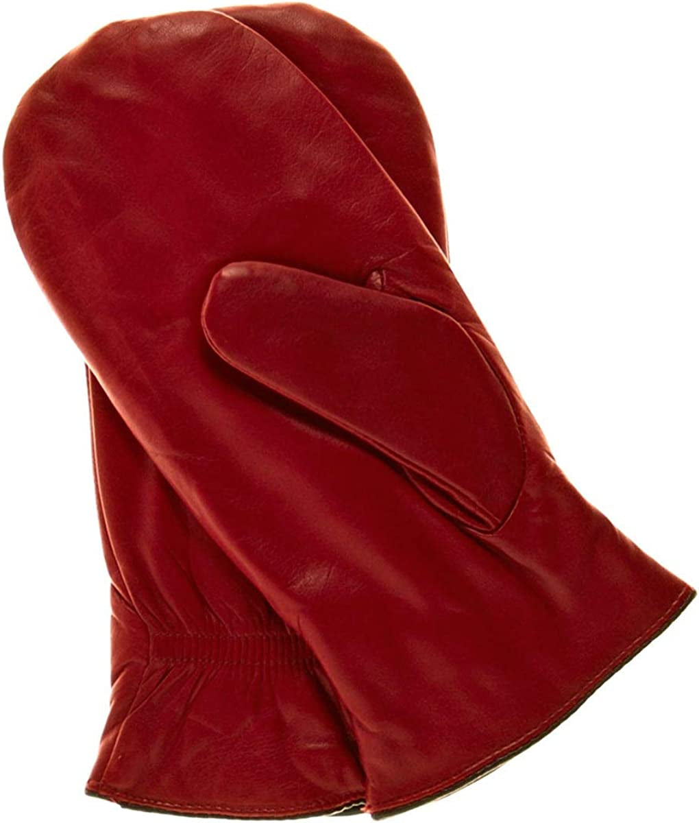 Breckenridge Women’S Leather Mittens with Finger Liners by Pratt and Hart Apparel & Accessories > Clothing Accessories > Gloves & Mittens Pratt and Hart Red 7