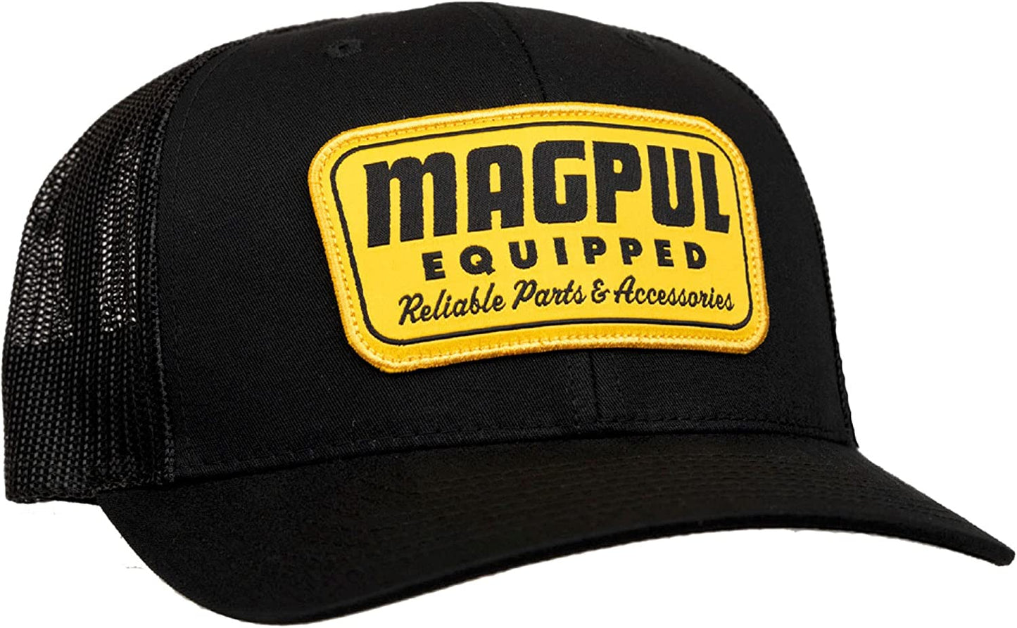 Magpul Women'S Trucker Hat Snap Back Baseball Cap, One Size Fits Most Apparel & Accessories > Clothing Accessories > Hats Magpul Equipped Black One Size