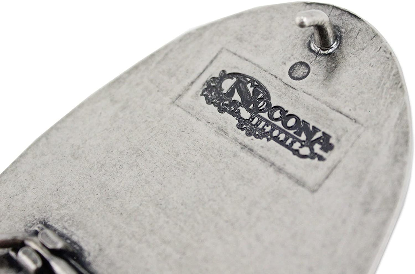 Nocona Boots Mens 37016 God Bless America Oval Buckle Silver Apparel & Accessories > Clothing Accessories > Belt Buckles Nocona Boots