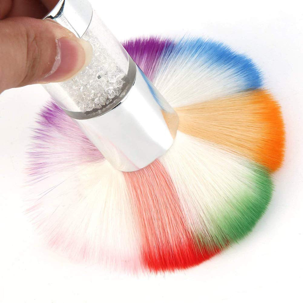 Nail Brushes Dust Cleaning for Acrylic UV Nails Art Powder Remover Manicure Pedicure Scrubbing Cleaner Tool Kits Health & Beauty > Personal Care > Cosmetics > Cosmetic Tools > Nail Tools Beuniar
