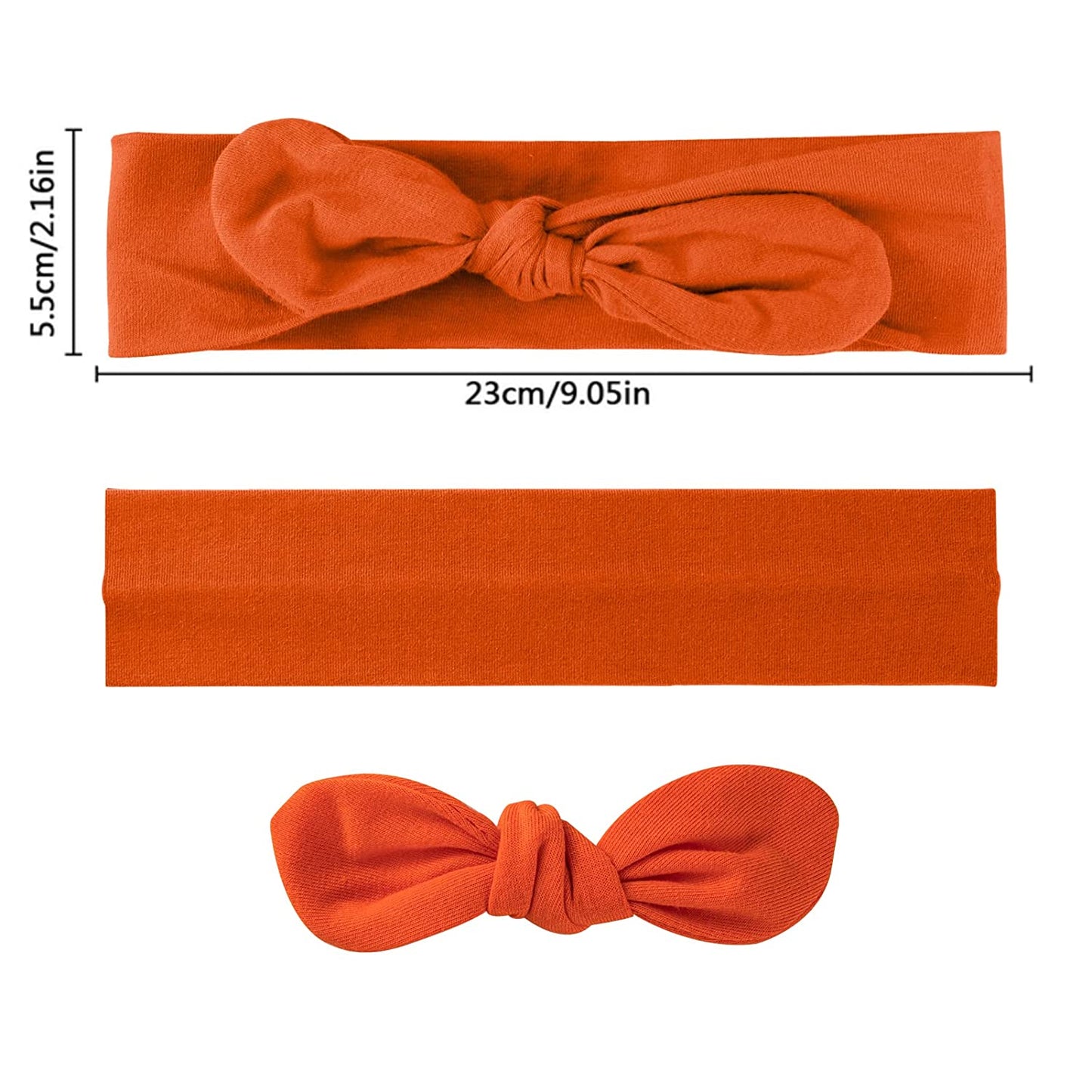 Habibee Women Headbands Hair Bands Turban Headwraps Hair Band Bows Accessories for Fashion or Sport 8 Pcs Headbands for Women Solid Color Apparel & Accessories > Clothing Accessories > Bandanas & Headties habibee