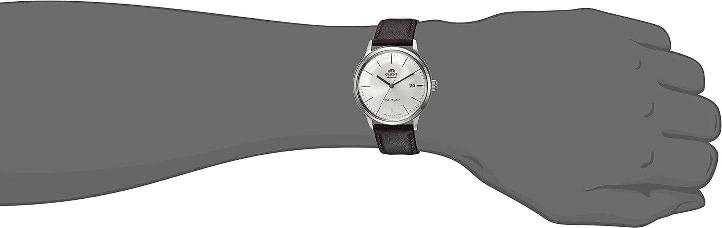 '2Nd Gen Bambino Version III' Japanese Automatic Stainless Steel and Leather Dress Watch