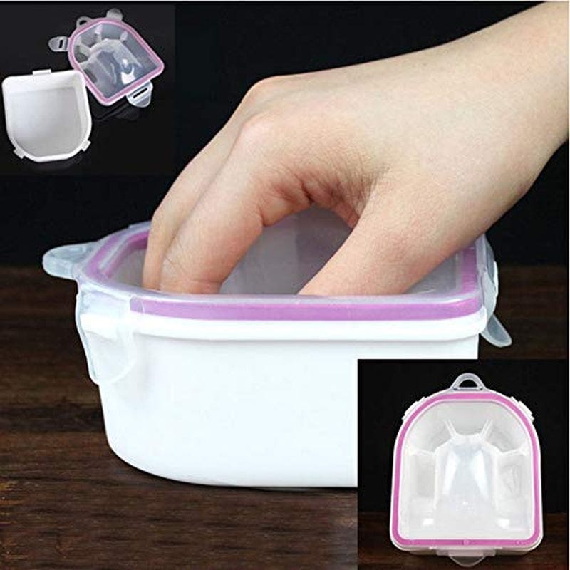 2Pcs Soaking Soak Bowl Nail Art Polish Remove Wash Soaker Tray Manicure Spa Tool Health & Beauty > Personal Care > Cosmetics > Cosmetic Tools > Nail Tools Oarkive