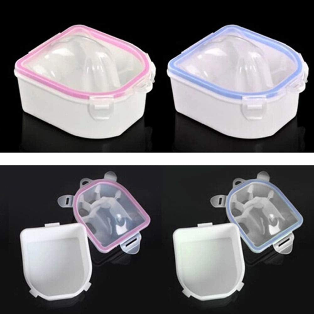 2Pcs Soaking Soak Bowl Nail Art Polish Remove Wash Soaker Tray Manicure Spa Tool Health & Beauty > Personal Care > Cosmetics > Cosmetic Tools > Nail Tools Oarkive