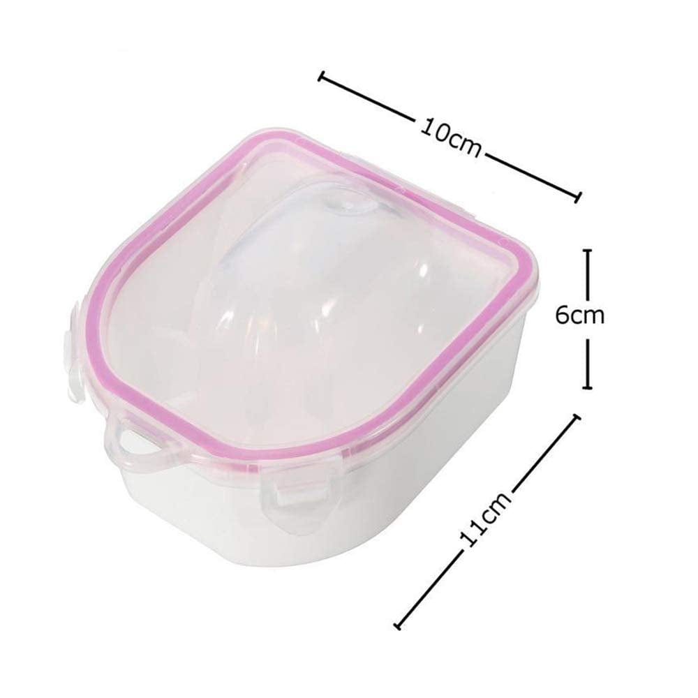 2Pcs Soaking Soak Bowl Nail Art Polish Remove Wash Soaker Tray Manicure Spa Tool Health & Beauty > Personal Care > Cosmetics > Cosmetic Tools > Nail Tools Oarkive