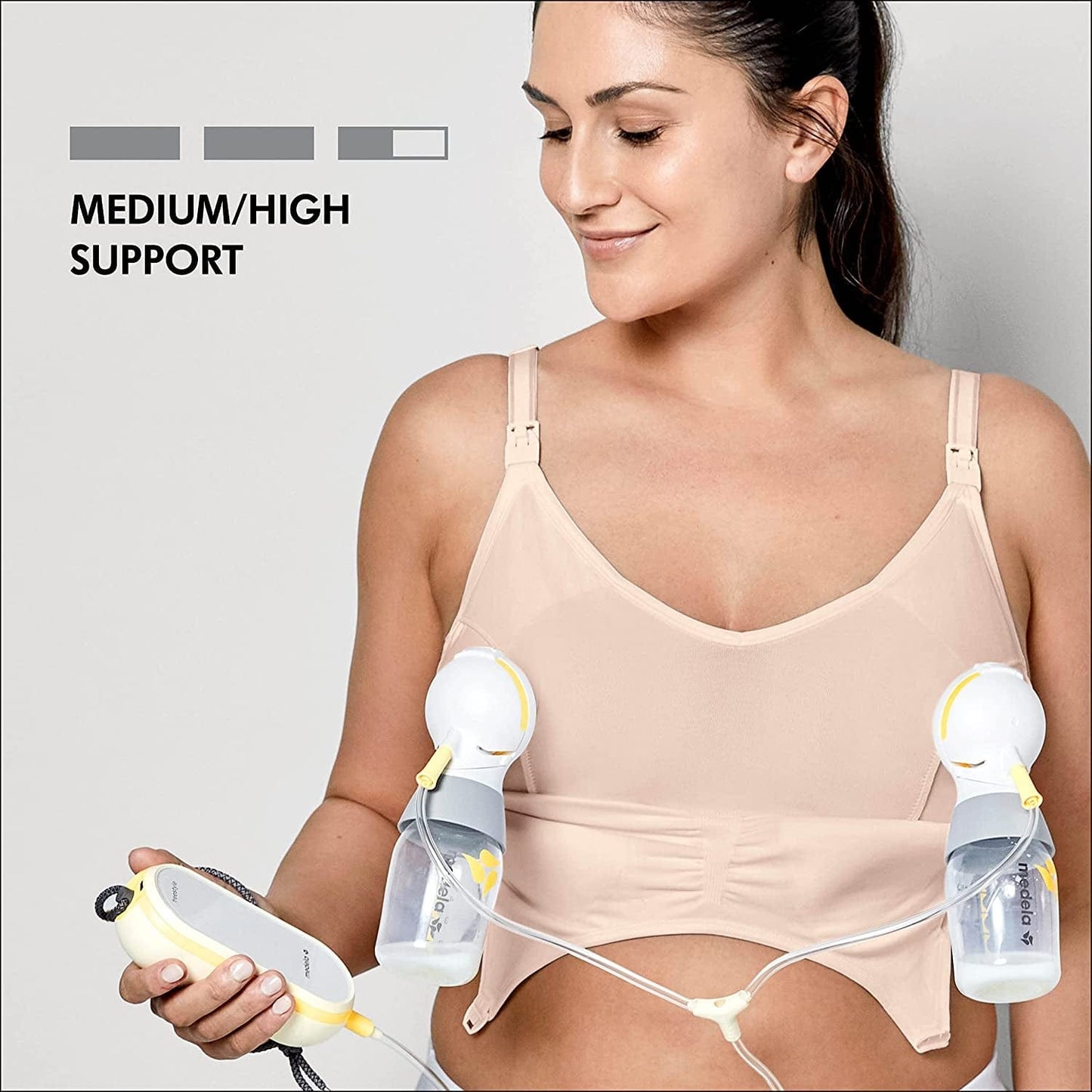 3 in 1 Pumping and Nursing Bra, Hands Free Pumping Bustier and Easy Expression