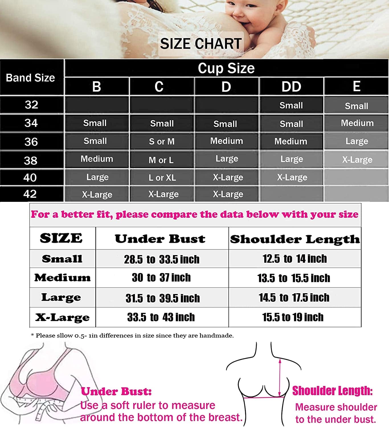 3 Pack Maternity Nursing Sleep Bra Breastfeeding Cotton Bralette
