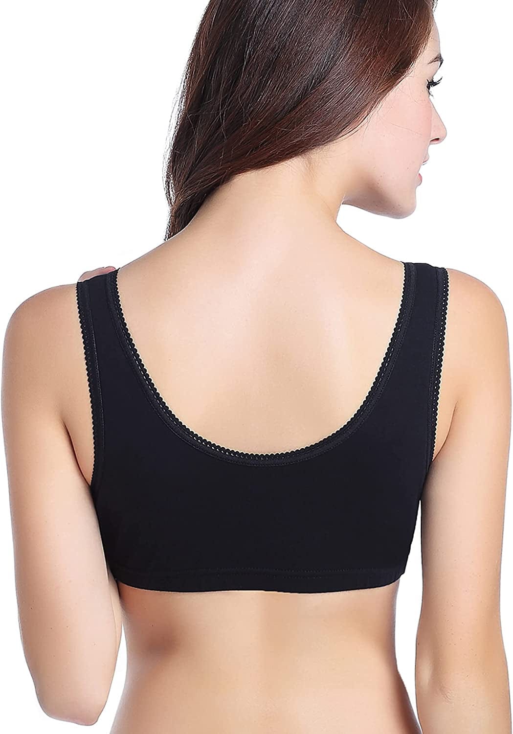 3 Pack Maternity Nursing Sleep Bra Breastfeeding Cotton Bralette
