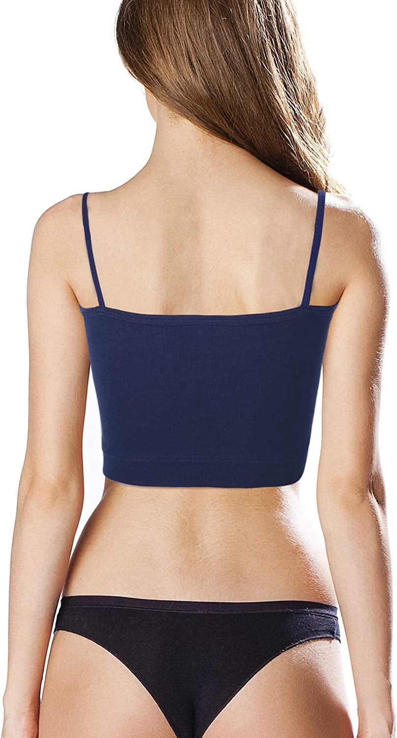 3 Pcs Crop Camisole Top Spaghetti Strap Tank Sleeveless Crop Tank Top for Women Sports