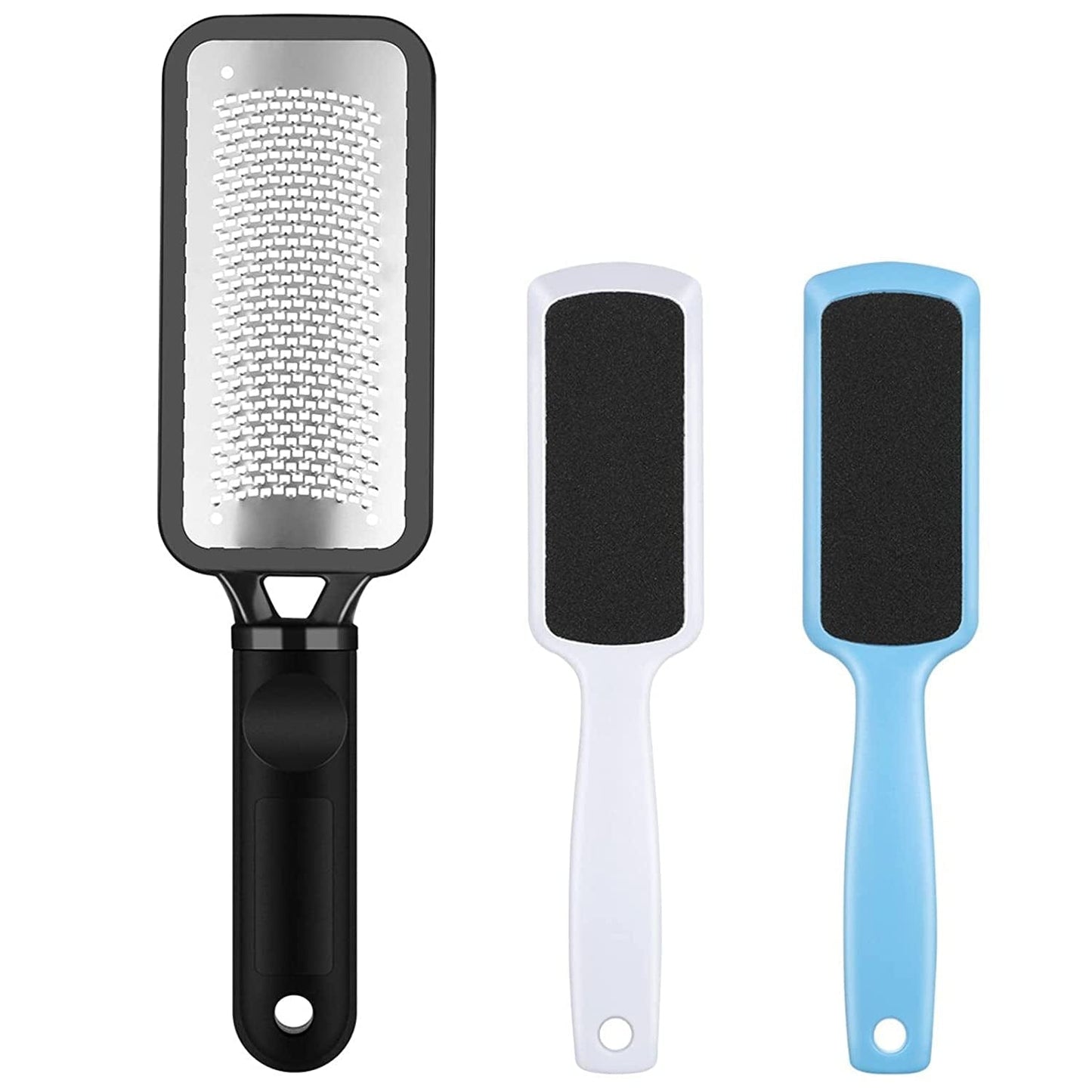 3 Pieces Colossal Foot Files Kit Foot Scrubber Foot Rasp and Double-Sided Heel File Pedicure Tools Callus Remover Stainless Steel Foot Grater for Dead Skin Professional Health & Beauty > Personal Care > Foot Care BTYMS 3 X Foot Files&rasp