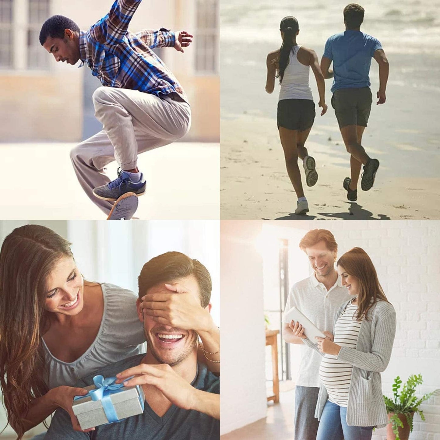 3 Pieces No Buckle Belts SUOSDEY Women Belt, Buckle Free Invisible Elastic Belt for Jeans Pants Apparel & Accessories > Clothing Accessories > Belts SUOSDEY