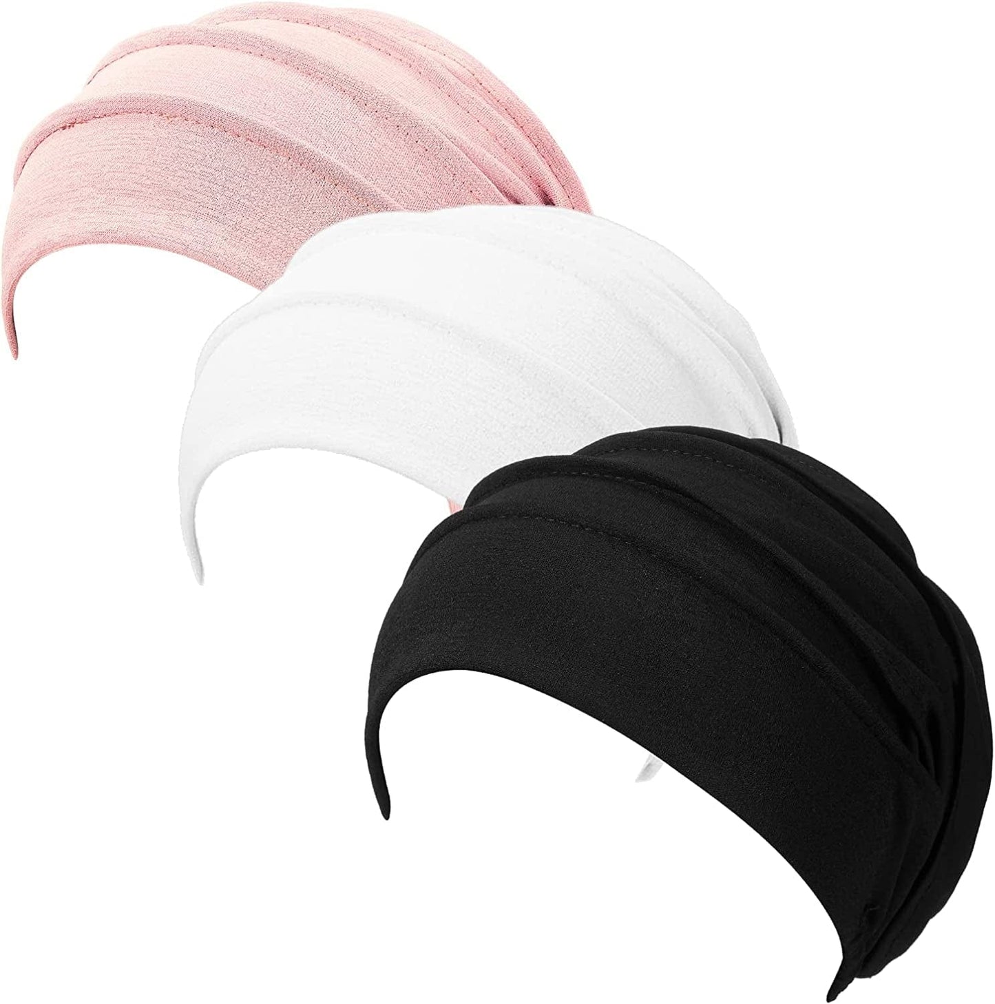 3 Pieces Slouchy Beanies Womens Headwear Sleeping Beanies Head Wrap Hat Soft Stretchy Elastic Headwear Apparel & Accessories > Clothing Accessories > Headwear Syhood