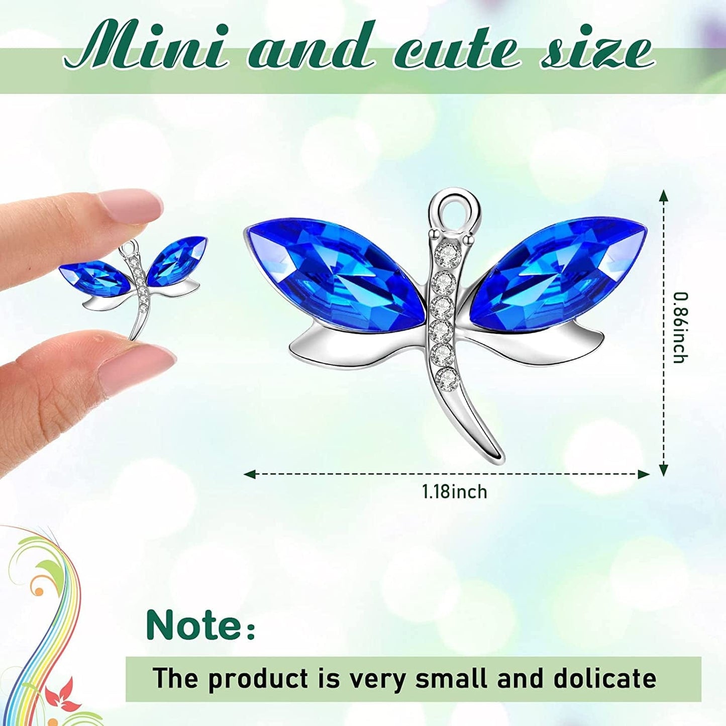 30 Pieces Alloy Dragonfly Charms Mixed Color Dragonfly Charm DIY Dragonfly Craft Supplies Cute Jewelry Making Dragonfly Charms Metal Dragonfly Charms Pendants for Necklace Bracelet Crafting Accessory