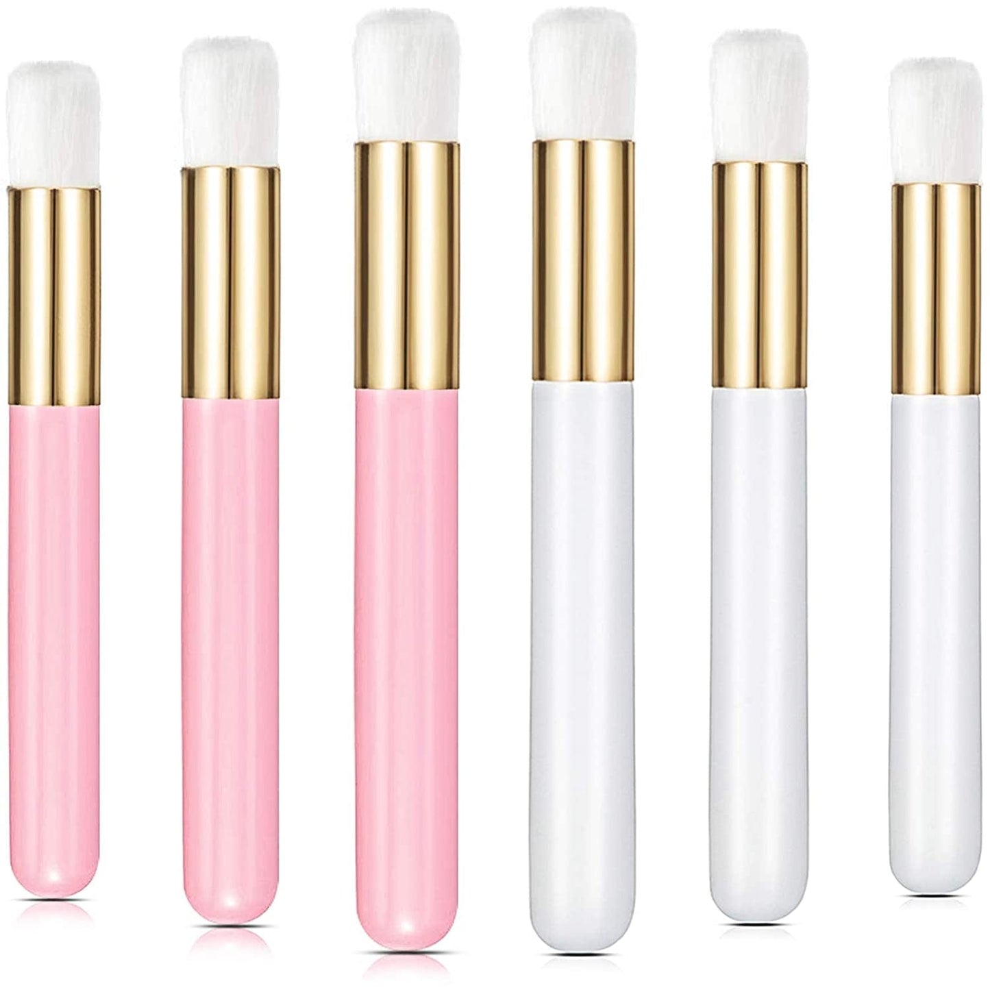 30 Pieces Lash Shampoo Brushes, Eyelash Extension Cleansing Brush Peel off Blackhead Remover Tool Nose Pore Deep Cleaning Brush Cosmetic Lash Cleanser Brush Facial Cleansing Brushes (Purple, Pink) Health & Beauty > Personal Care > Cosmetics > Cosmetic Tools > Makeup Tools Shappy White,Pink