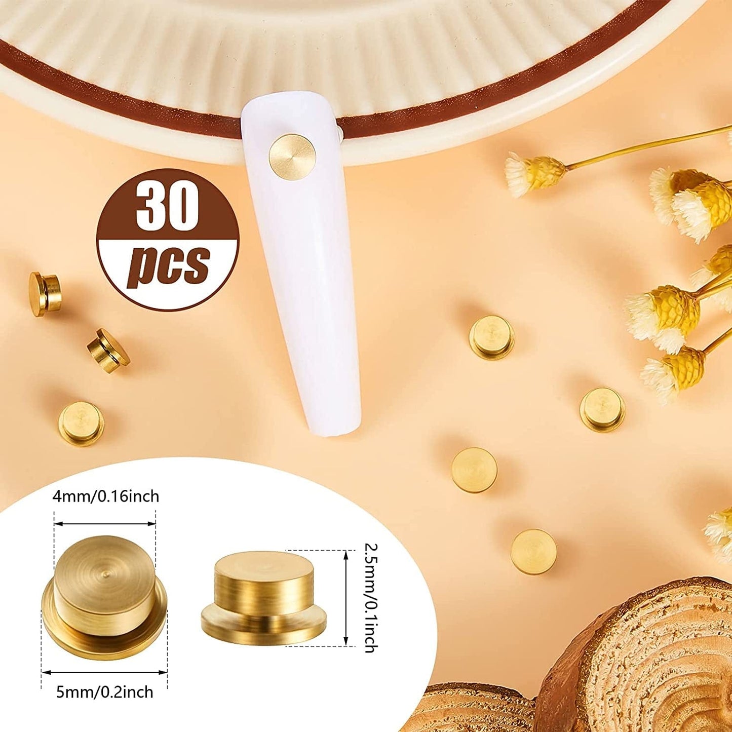 30 Pieces Spinning Nail Charms Nail Art Rotating Charm Rotating Bearing Nail Art Tool Nail Rings Jewelry Rotating Nail Tools 3D Nail Charms for Women Girls Nails Crafting Gold (30 Pieces) Health & Beauty > Personal Care > Cosmetics > Cosmetic Tools > Nail Tools Leelosp