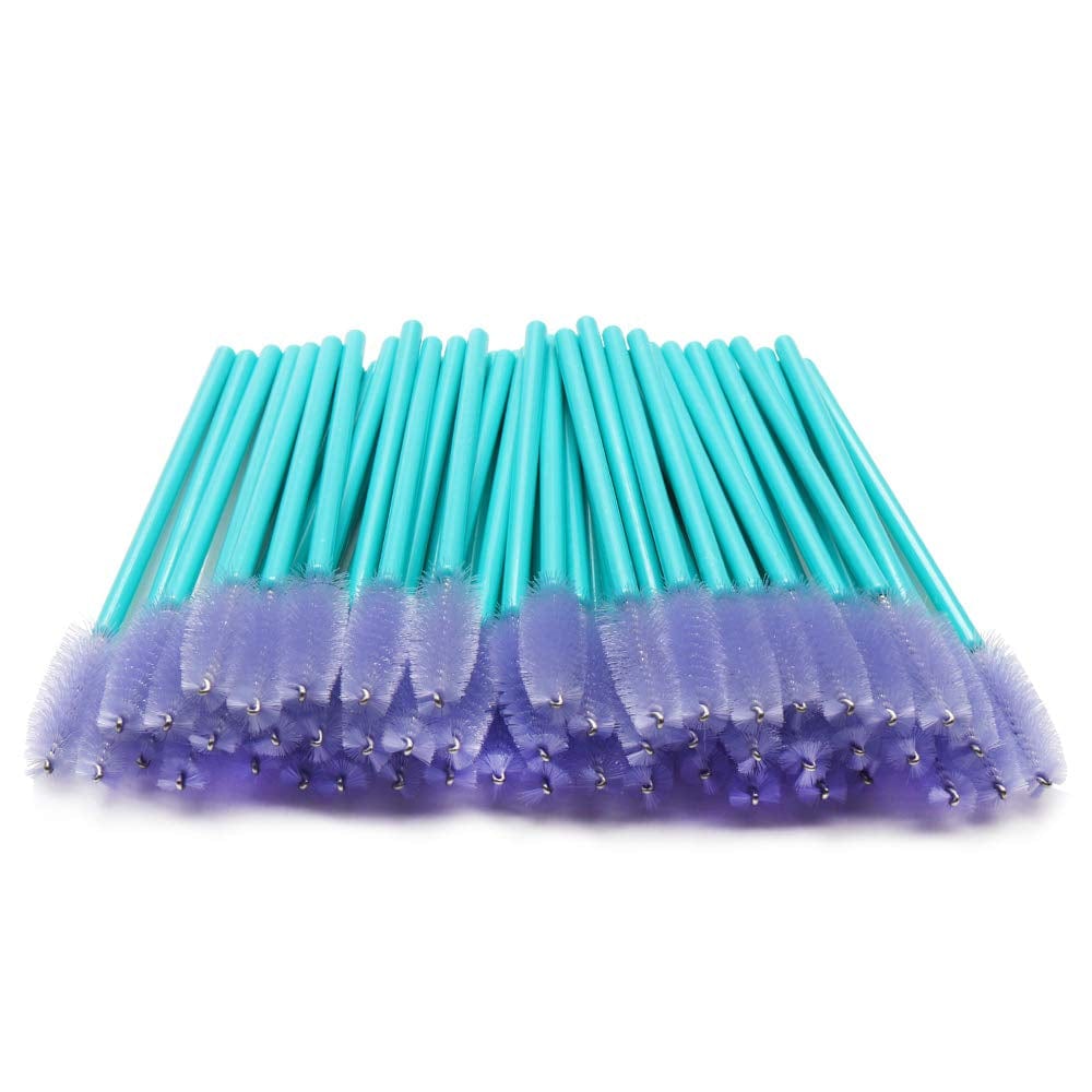 300 Pack Disposable Mascara Wands Eye Lash Brushes Eyelash Extension Tool Makeup Brush Kit, Blue/Pink Health & Beauty > Personal Care > Cosmetics > Cosmetic Tools > Makeup Tools myaokue-up Blue/Light Purple-300pcs