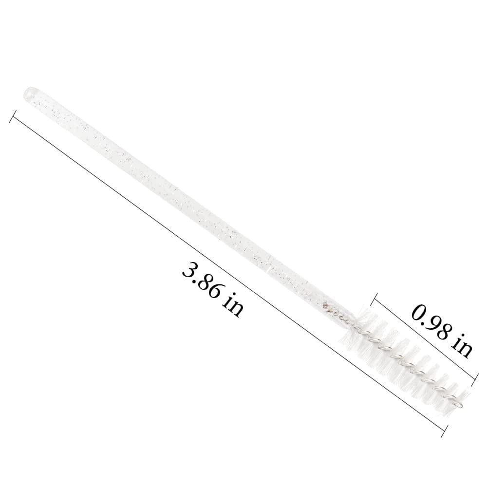 300 PCS Crystal Eyelash Mascara Wands Disposable Lash Brushes for Extensions Makeup Brush Applicators Tool Kit, All White Health & Beauty > Personal Care > Cosmetics > Cosmetic Tools > Makeup Tools Mekupeu