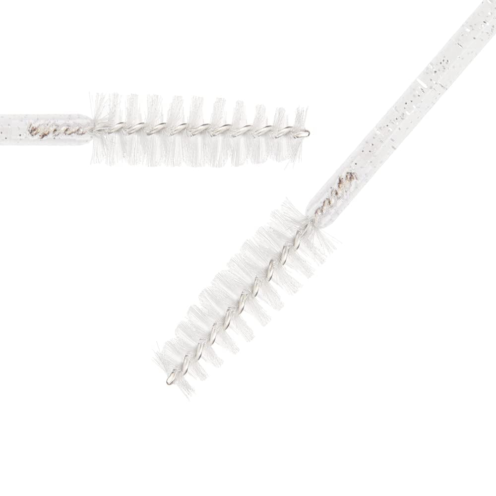 300 PCS Crystal Eyelash Mascara Wands Disposable Lash Brushes for Extensions Makeup Brush Applicators Tool Kit, All White Health & Beauty > Personal Care > Cosmetics > Cosmetic Tools > Makeup Tools Mekupeu