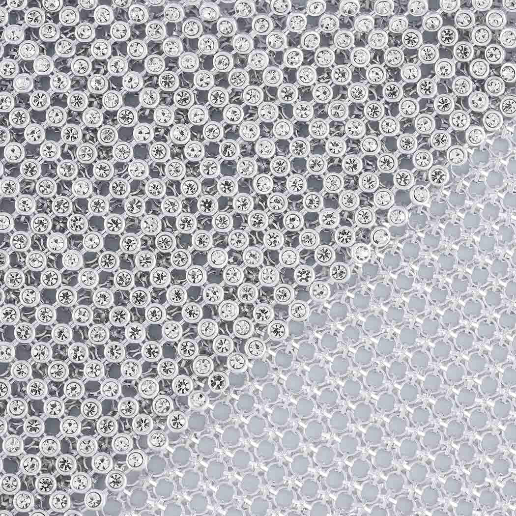 Jeweky Halloween Crystal Bra Chain Silver Clothing Body Chains Biniki Backless Nightclub Rave Body Accessories Jewelry for Women and Girls Apparel & Accessories > Jewelry > Body Jewelry Artist Unknown