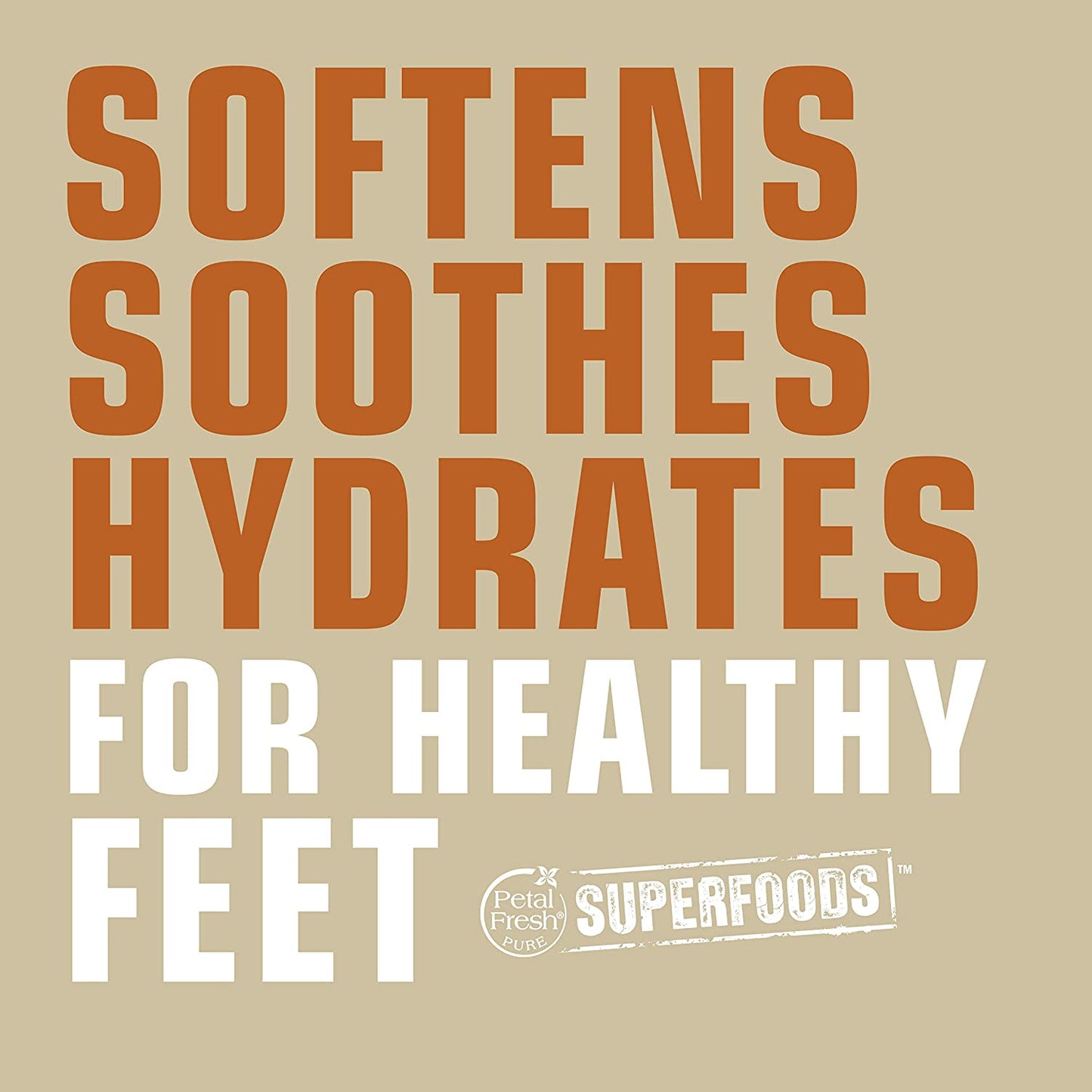 Petal Fresh Superfoods Foot Balm Infused with Shea Butter, Tea Tree & Arnica, Intensive Foot Care Therapy for Dry, Cracked Heels & Feet, Vegan and Cruelty Free, 7 Oz Health & Beauty > Personal Care > Foot Care Petal Fresh