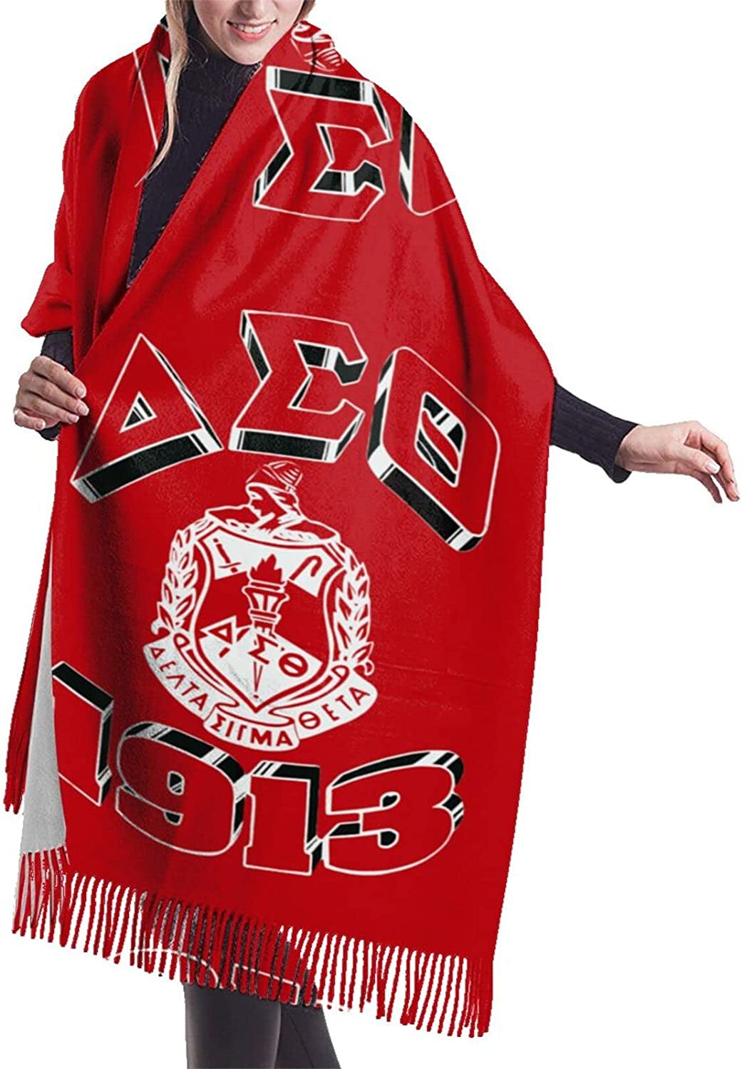 Sorority Gifts Womens Scarf Shawls and Wraps for Winter Warm Long Large Scarves Gift Idea Apparel & Accessories > Clothing Accessories > Scarves & Shawls Generic 3 One Size