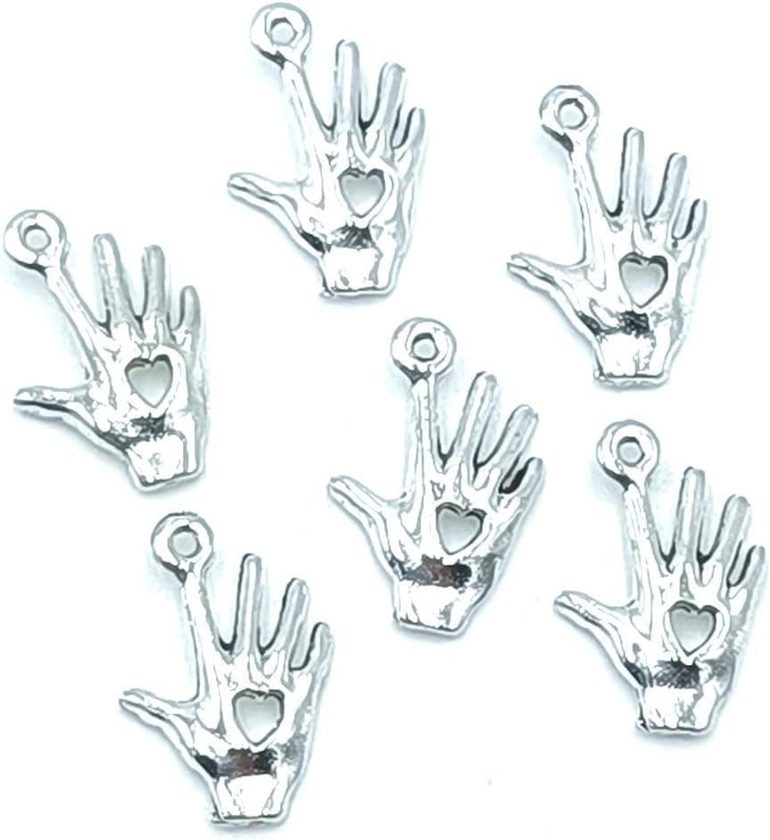 30Pcs Craft Supplies Antique Silver Wings Angel Fairy Charms Pendants Jewelry Findings,For Earring Bracelet Necklace Jewelry DIY Craft Making 27 X 24Mm (Antique Silver) 21 Ancient Silver