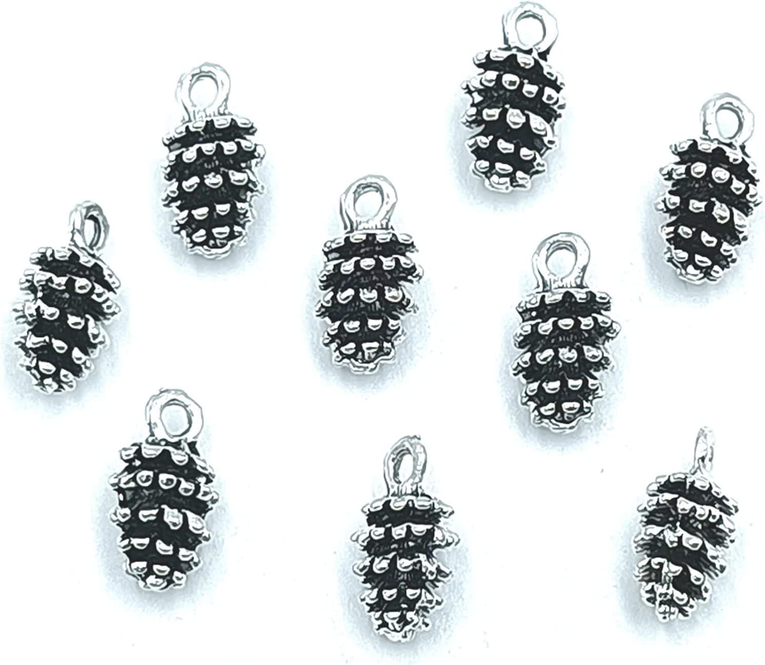 30Pcs Craft Supplies Antique Silver Wings Angel Fairy Charms Pendants Jewelry Findings,For Earring Bracelet Necklace Jewelry DIY Craft Making 27 X 24Mm (Antique Silver) 4 Ancient Silver