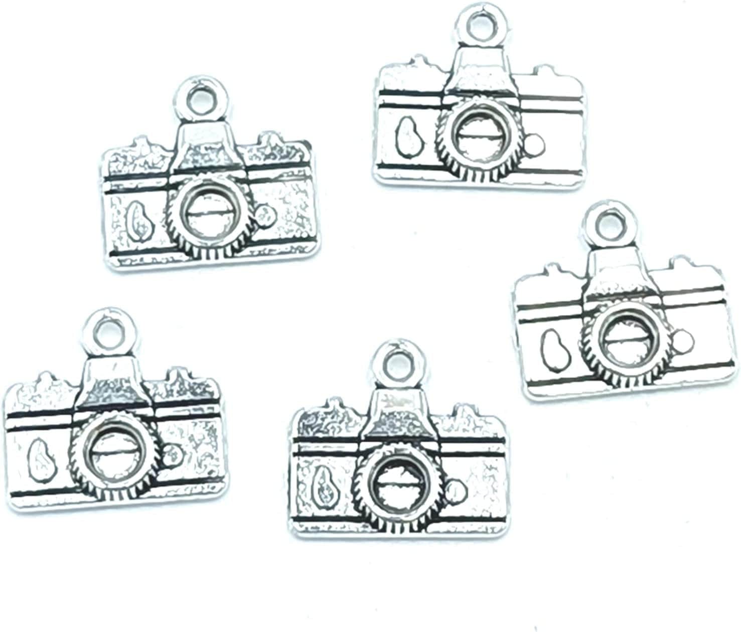 30Pcs Craft Supplies Antique Silver Wings Angel Fairy Charms Pendants Jewelry Findings,For Earring Bracelet Necklace Jewelry DIY Craft Making 27 X 24Mm (Antique Silver) 22 Ancient Silver