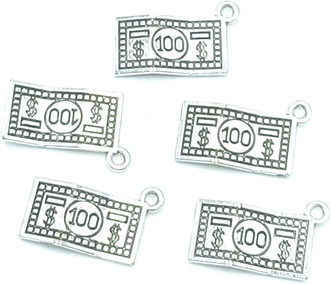 30Pcs Craft Supplies Antique Silver Wings Angel Fairy Charms Pendants Jewelry Findings,For Earring Bracelet Necklace Jewelry DIY Craft Making 27 X 24Mm (Antique Silver) 31 Ancient Silver