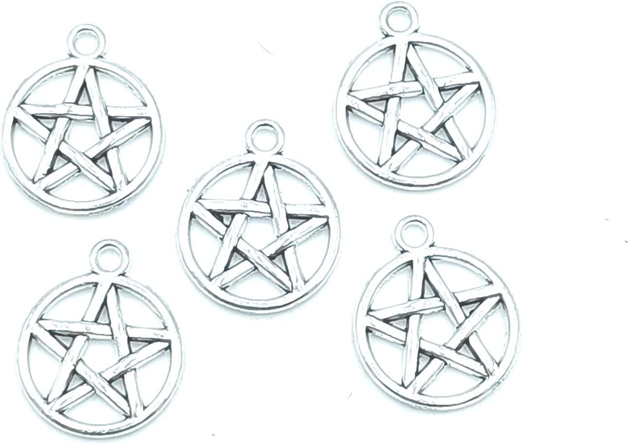 30Pcs Craft Supplies Antique Silver Wings Angel Fairy Charms Pendants Jewelry Findings,For Earring Bracelet Necklace Jewelry DIY Craft Making 27 X 24Mm (Antique Silver) 9 Ancient Silver