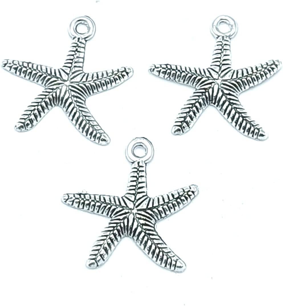 30Pcs Craft Supplies Antique Silver Wings Angel Fairy Charms Pendants Jewelry Findings,For Earring Bracelet Necklace Jewelry DIY Craft Making 27 X 24Mm (Antique Silver) 34 Ancient Silver