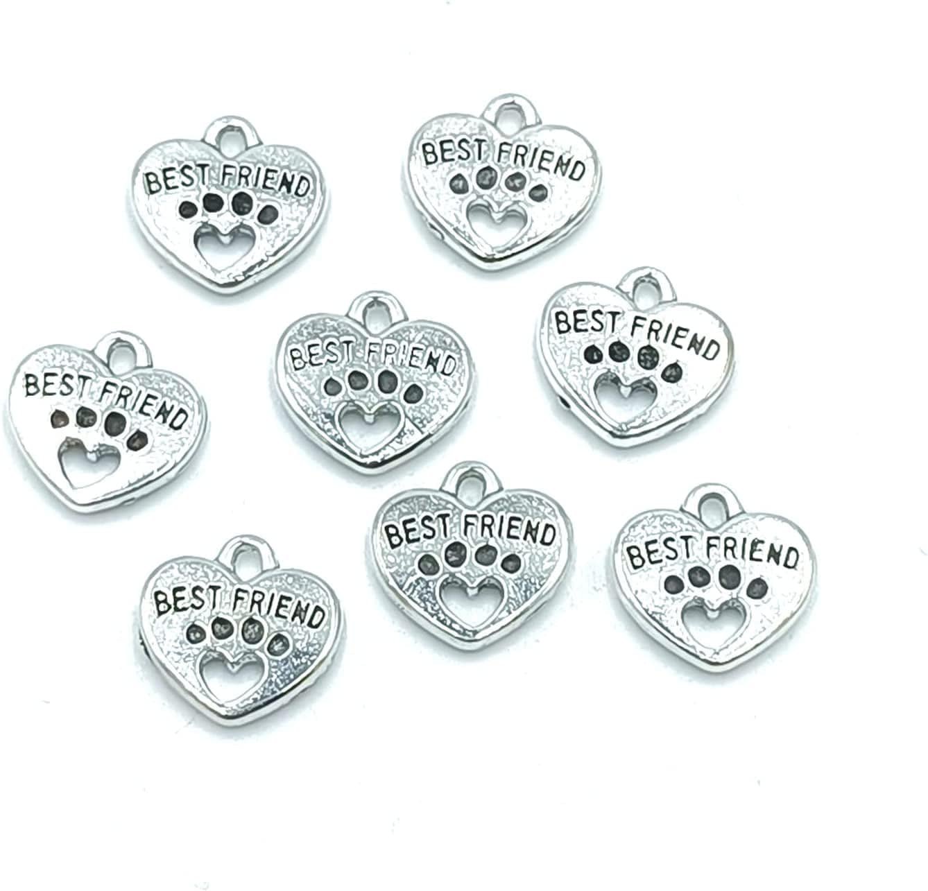 30Pcs Craft Supplies Antique Silver Wings Angel Fairy Charms Pendants Jewelry Findings,For Earring Bracelet Necklace Jewelry DIY Craft Making 27 X 24Mm (Antique Silver) 20 Ancient Silver