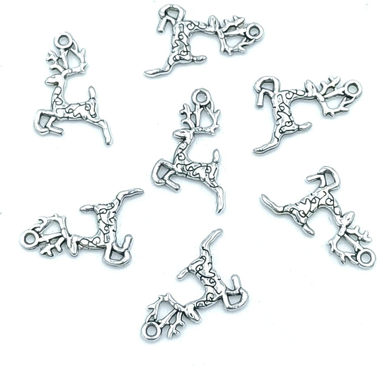 30Pcs Craft Supplies Antique Silver Wings Angel Fairy Charms Pendants Jewelry Findings,For Earring Bracelet Necklace Jewelry DIY Craft Making 27 X 24Mm (Antique Silver) 3 Ancient Silver