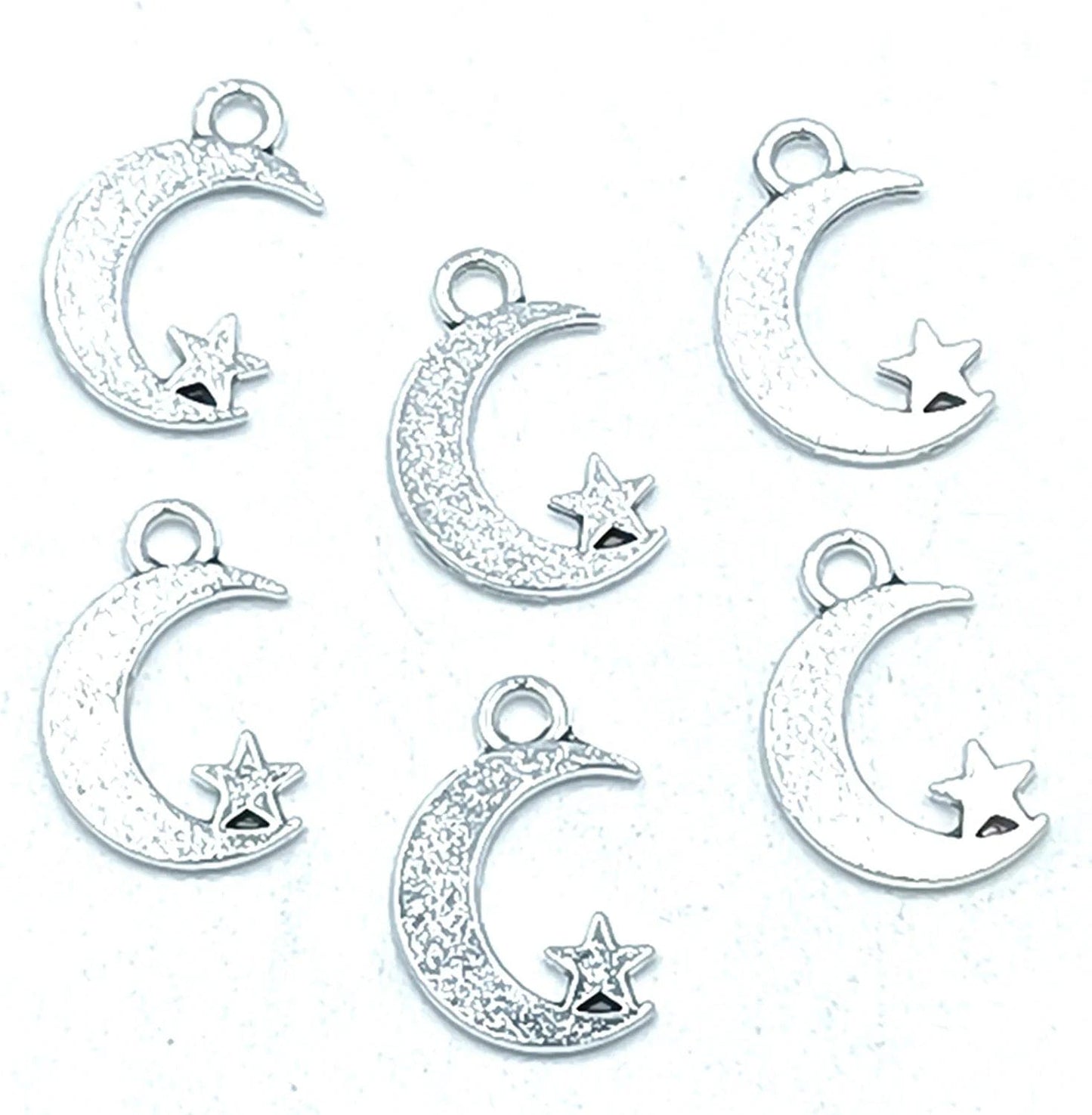 30Pcs Craft Supplies Antique Silver Wings Angel Fairy Charms Pendants Jewelry Findings,For Earring Bracelet Necklace Jewelry DIY Craft Making 27 X 24Mm (Antique Silver) 33 Ancient Silver