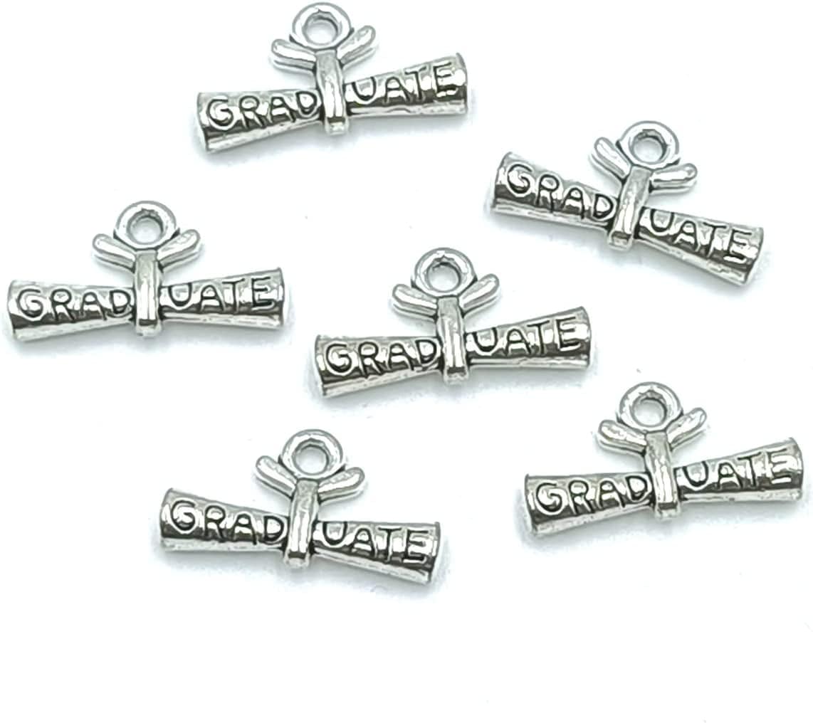 30Pcs Craft Supplies Antique Silver Wings Angel Fairy Charms Pendants Jewelry Findings,For Earring Bracelet Necklace Jewelry DIY Craft Making 27 X 24Mm (Antique Silver) 11 Ancient Silver