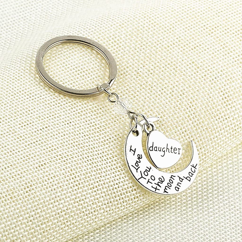 30Pcs Daughter Charm,Heart Shape Double-Faced Pendant for DIY Bracelet Necklace Jewelry Making Findings(Antique Silver)