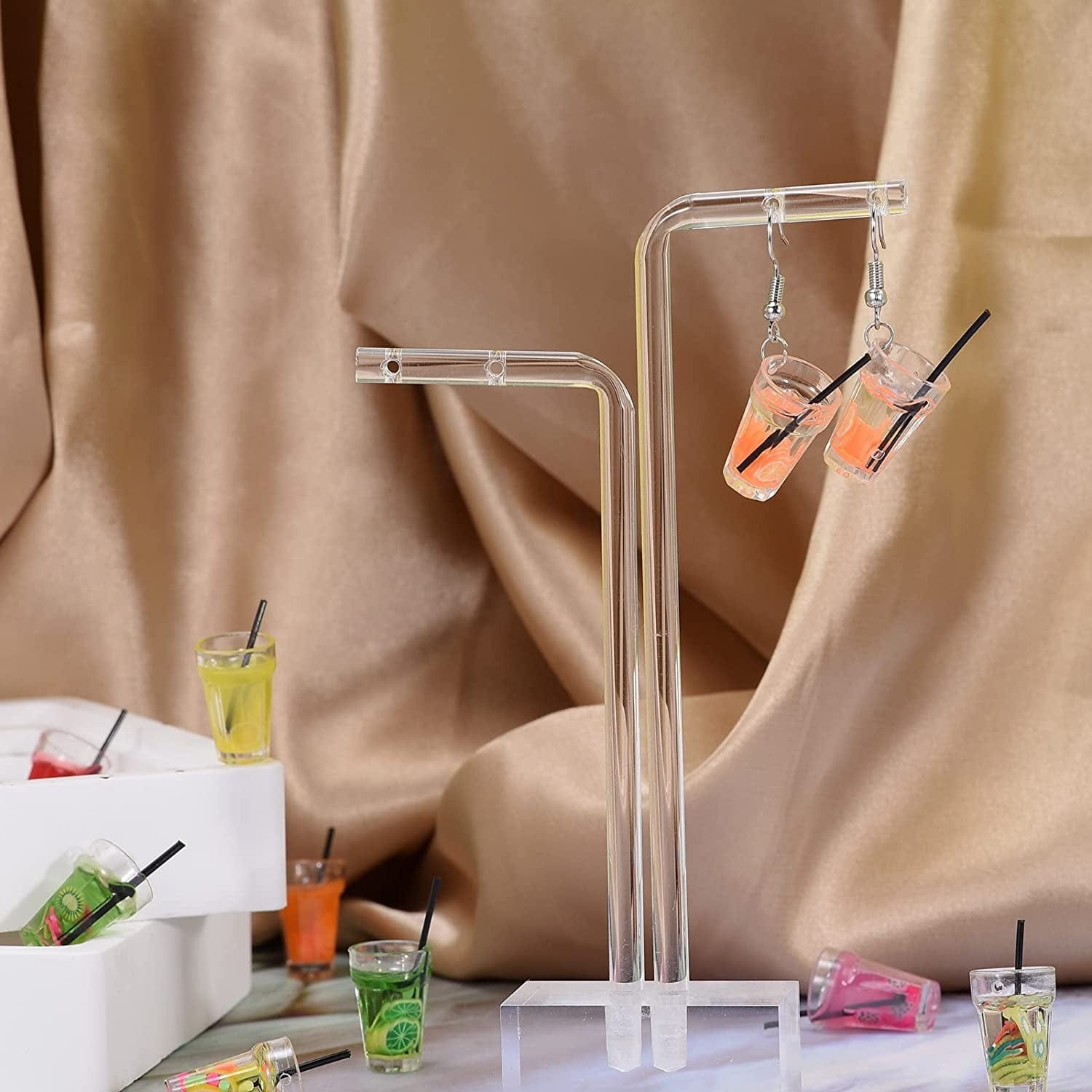 30Pcs Small Resin Fruit Drink Cup Bottle Charms Mini Bottle Charm Pendants for Necklace Earring DIY Crafts Hanging Keychain Bag Decoration (A399)