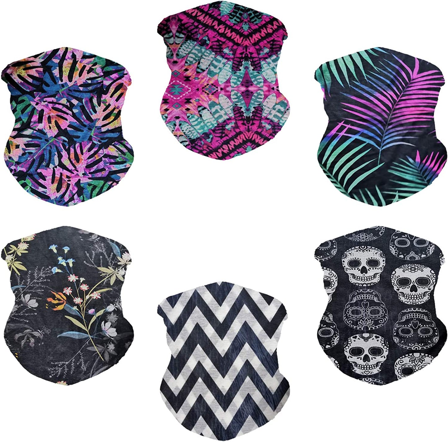 LOTUYACY Outdoor Wide Headband, Neck Gaiter Windproof Scarf Sunscreen Breathable Bandana for Men&Women,Multi Function Headwear Apparel & Accessories > Clothing Accessories > Headwear LOTUYACY Tropical