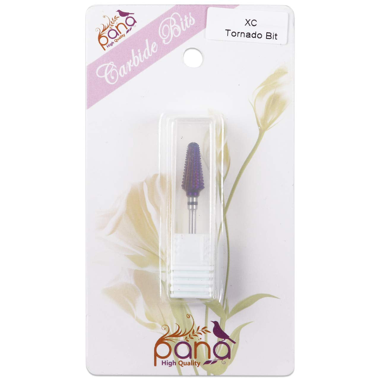 PANA USA 3/32” Purple Tornado Nail Carbide Drill Bit - Fast Remove for Acrylic or Hard Gels Remover Professional Manicure Pedicure Rotary Tool- Extra Coarse Health & Beauty > Personal Care > Cosmetics > Cosmetic Tools > Nail Tools PANA