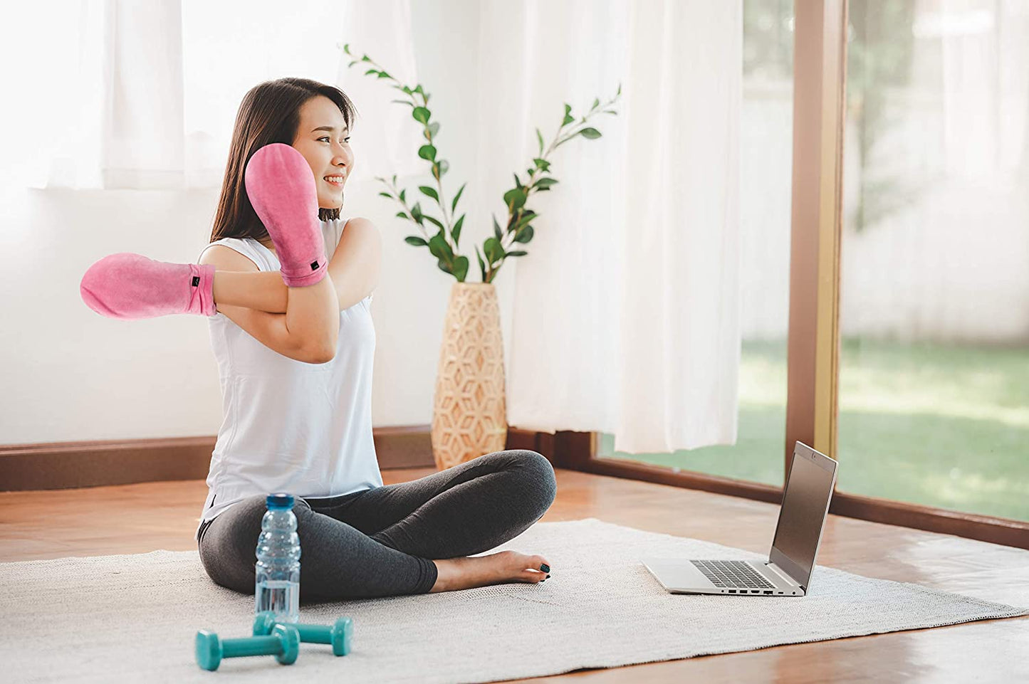 Doctor Developed Heat Therapy Arthritis Gloves / Heated Arthritis Mittens / Hand Warmers, Microwavable & Doctor Written Handbook (Lavender Scented & Universally Sized. 1 Pair) (Pink) Apparel & Accessories > Clothing Accessories > Gloves & Mittens Dr. Arthritis