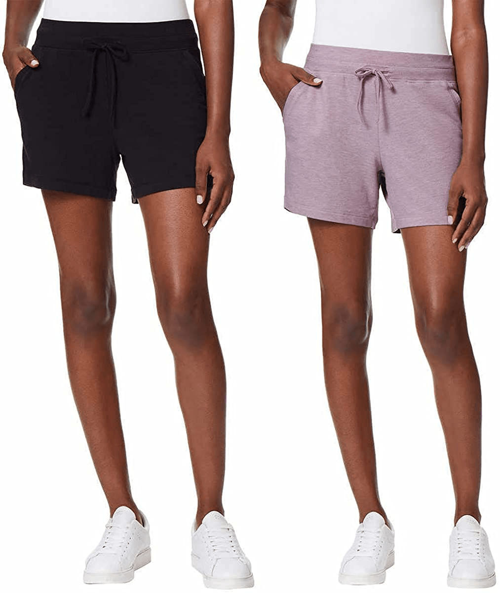 32 DEGREES Cool Womens 2-Pack Pull on Short Apparel & Accessories > Clothing > Shorts Kylie Max
