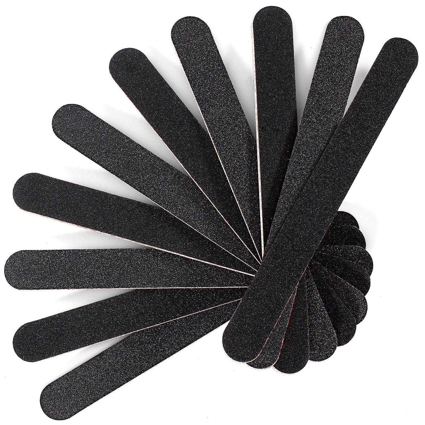 Nail File Emery Board Nail Care Double Sided 100 180 Grit Gel Acrylic Dip Black Nail Buffering Files Professional Manicure Pedicure Tools 10Pcs/Pack Nail Files Set for Home and Salon Use Health & Beauty > Personal Care > Cosmetics > Cosmetic Tools > Nail Tools Lulia 100/180