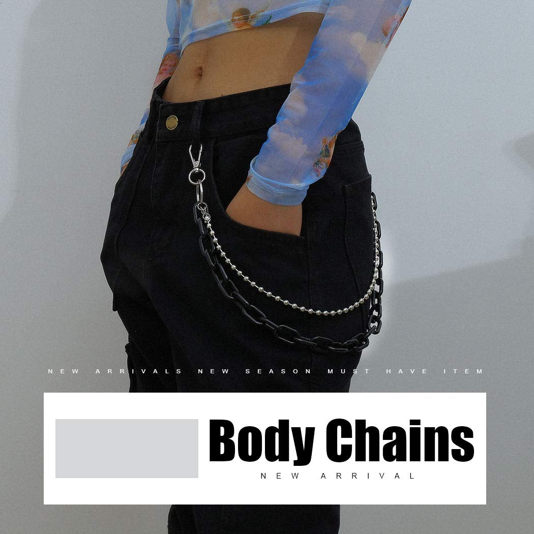 Dresbe Boho Layered Body Chains Silver Waist Chain Dainty Body Jewelry Accessories for Women and Girls Apparel & Accessories > Jewelry > Body Jewelry Dresbe