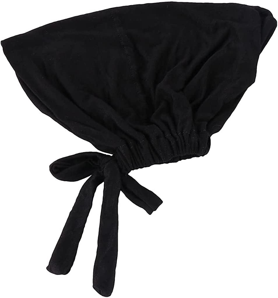 Chemo Headwear Hair Cover Inner Beanies Hat - 4 Packed Solid Bandana Skull Caps for Women Men Apparel & Accessories > Clothing Accessories > Headwear Qovelly
