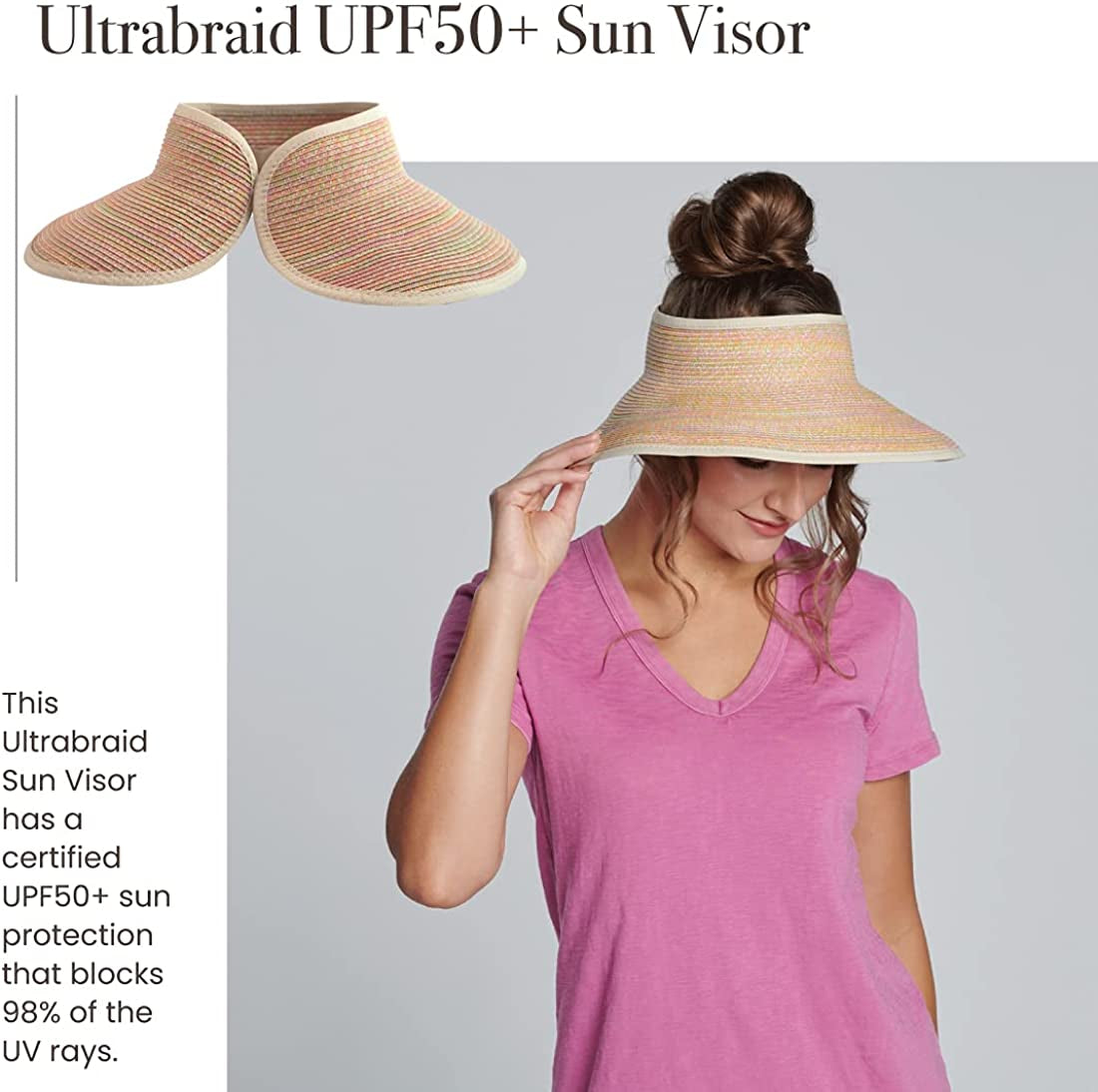 San Diego Hat Company Women'S UBV002OSXPS, Mixed Pastels, One Size Apparel & Accessories > Clothing Accessories > Hats San Diego Hat Co.