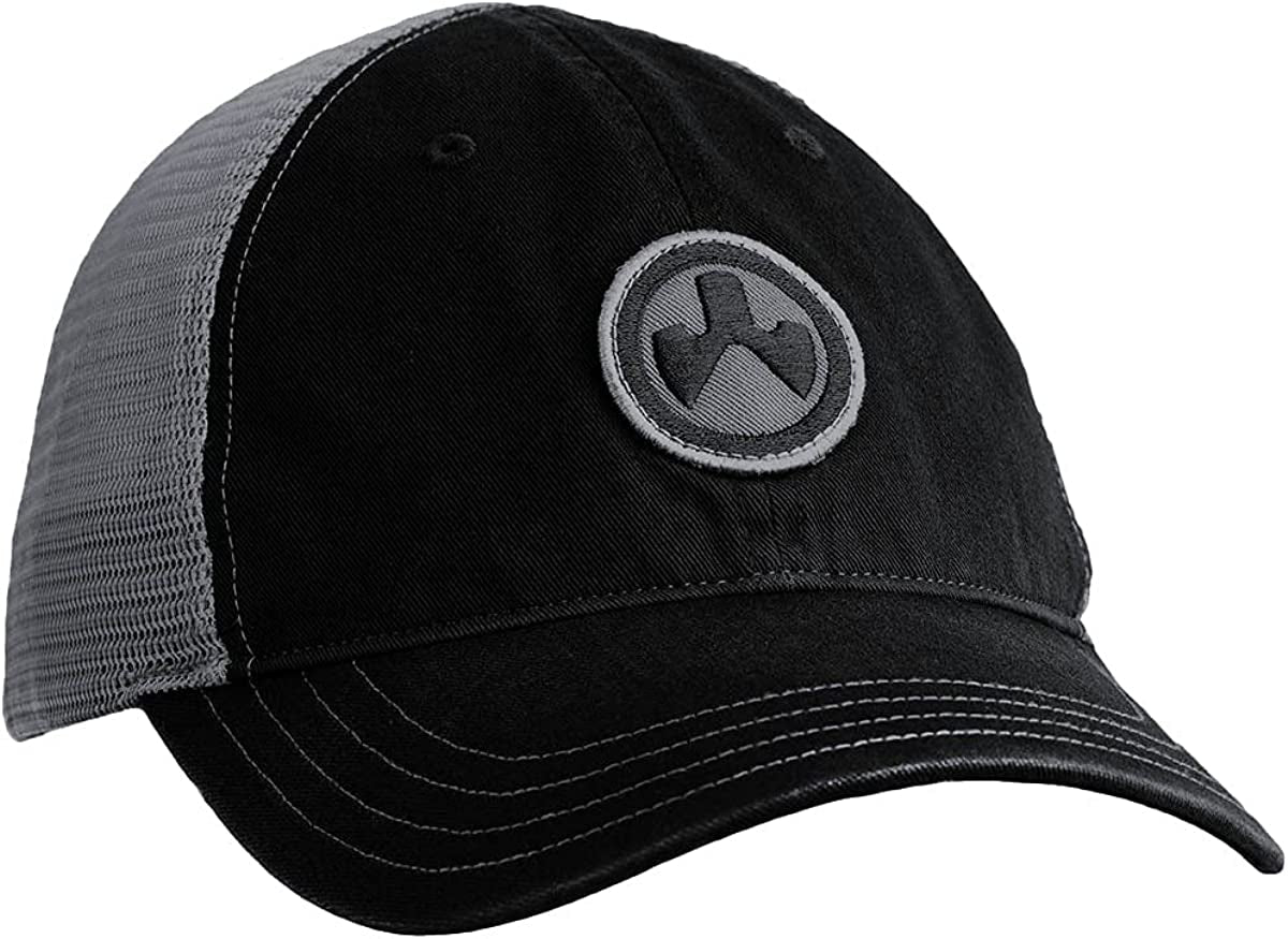 Magpul Women'S Trucker Hat Snap Back Baseball Cap, One Size Fits Most Apparel & Accessories > Clothing Accessories > Hats Magpul Garment Washed Black/Charcoal One Size