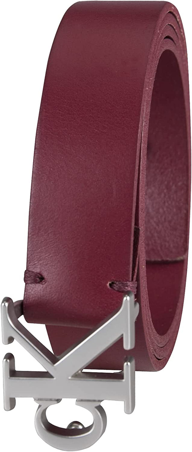 Calvin Klein Women'S Dress Casual Fashion Belts and Belt Bags Apparel & Accessories > Clothing Accessories > Belts Calvin Klein Wine Medium